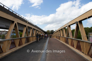 Cycleway over the river Seine