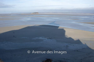 Shadow of the Abbey Saint-Michel