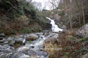 Bottom of Mortain's big waterfall