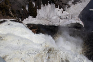 Montmorency Falls, the rush of water