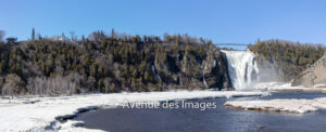 Panorama of the Montmorency falls