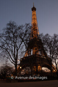 Eiffel tower at blue hour