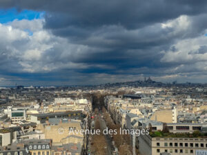 Avenue Hoche and the Sacre-Coeur