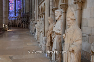 Rouen Cathedral interior statues