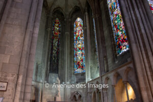 Rouen Cathedral stained glass windows