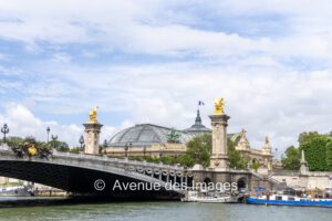 Pont Alexandre III and the Grand Palais in Paris