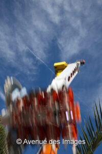 The fairground of the La Fête des Tuileries in Paris
